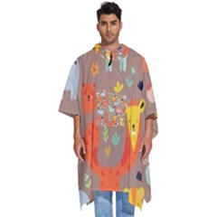 Men s Hooded Rain Ponchos 