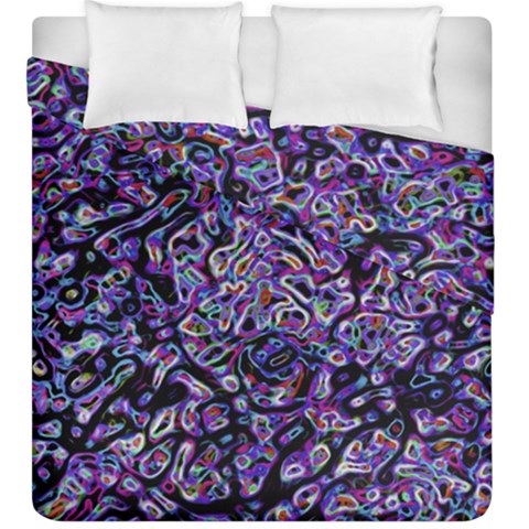 Neon Symphony Design Duvet Cover Double Side (King Size) from ArtsNow.com