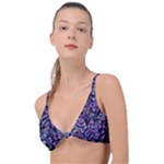 Neon Symphony Design Knot Up Bikini Top