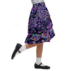 Kids  Ruffle Flared Wrap Midi Skirt 