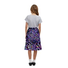 Kids  Ruffle Flared Wrap Midi Skirt 