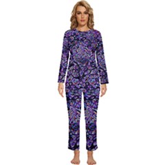 Womens  Long Sleeve Lightweight Pajamas Set 