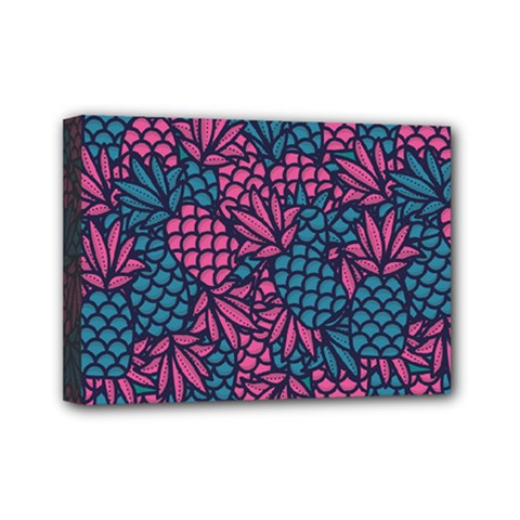 Summer Pineapples Mini Canvas 7  x 5  (Stretched) from ArtsNow.com