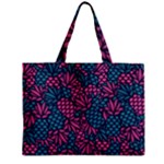 Summer Pineapples Zipper Mini Tote Bag