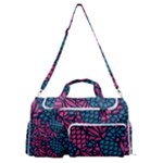 Summer Pineapples Sports Gym Duffle Bag with Shoe Compartment