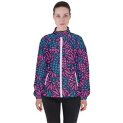 Women s High Neck Windbreaker 