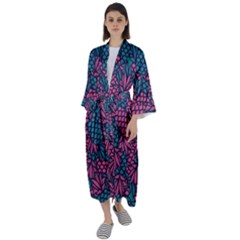 Maxi Satin Kimono 