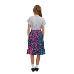 Kids  Ruffle Flared Wrap Midi Skirt 