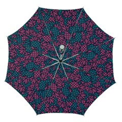 Summer Pineapples Automatic Folding Umbrella with Case (Medium) from ArtsNow.com