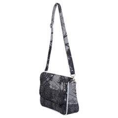 Shoulder Bag with Back Zipper 