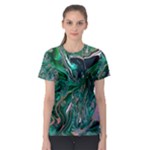 Malachite  Women s Sport Mesh T-Shirt