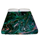 Malachite  Fitted Sheet (Queen Size)