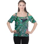 Malachite  Cutout Shoulder T-Shirt