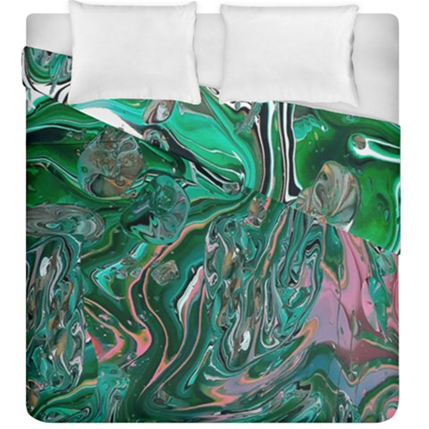 Malachite  Duvet Cover Double Side (King Size) from ArtsNow.com