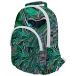 Malachite  Rounded Multi Pocket Backpack