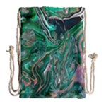 Malachite  Drawstring Bag (Large)