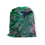 Malachite  Drawstring Pouch (XL)