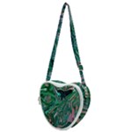 Malachite  Heart Shoulder Bag