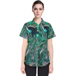 Malachite  Women s Short Sleeve Shirt