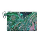 Malachite  Canvas Cosmetic Bag (Medium)