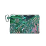 Malachite  Canvas Cosmetic Bag (Small)