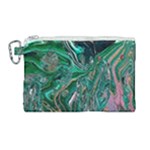 Malachite  Canvas Cosmetic Bag (Large)