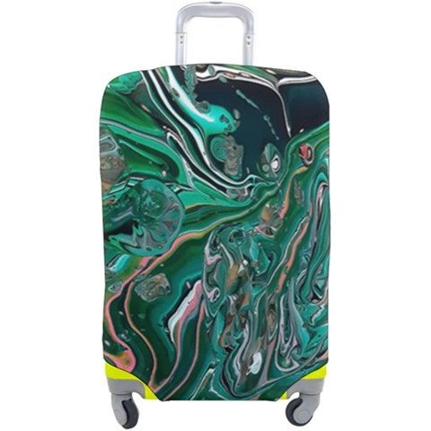 Malachite  Luggage Cover (Large) from ArtsNow.com