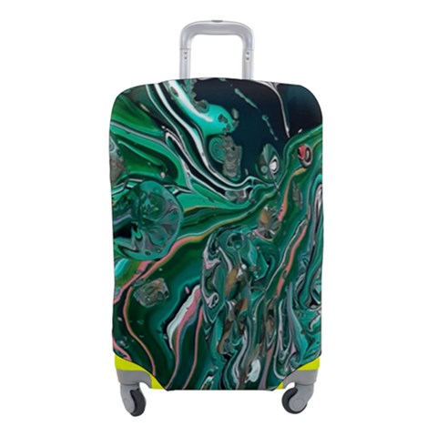 Malachite  Luggage Cover (Small) from ArtsNow.com