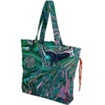 Malachite  Drawstring Tote Bag