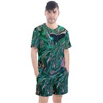 Malachite  Men s Mesh T-Shirt and Shorts Set