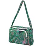 Malachite  Front Pocket Crossbody Bag