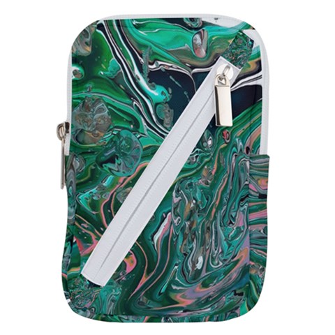 Malachite  Belt Pouch Bag (Small) from ArtsNow.com