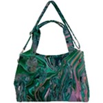 Malachite  Double Compartment Shoulder Bag