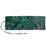 Malachite  Roll Up Canvas Pencil Holder (M)