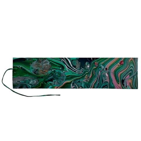 Malachite  Roll Up Canvas Pencil Holder (L) from ArtsNow.com