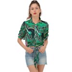 Malachite  Tie Front Shirt 