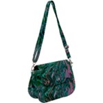 Malachite  Saddle Handbag