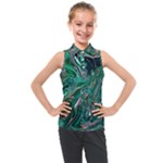 Malachite  Kids  Sleeveless Polo T-Shirt