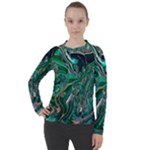 Malachite  Women s Pique Long Sleeve T-Shirt