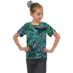 Malachite  Kids  Mesh Piece T-Shirt