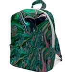 Malachite  Zip Up Backpack