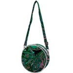 Malachite  Crossbody Circle Bag