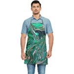 Malachite  Kitchen Apron