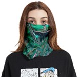 Malachite  Face Covering Bandana (Two Sides)