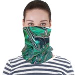 Malachite  Face Seamless Bandana (Adult)