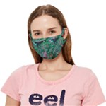 Malachite  Crease Cloth Face Mask (Adult)