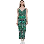 Malachite  V-Neck Camisole Jumpsuit