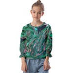 Malachite  Kids  Cuff Sleeve Top