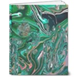 Malachite  8  x 10  Hardcover Notebook