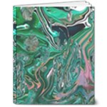 Malachite  8  x 10  Softcover Notebook